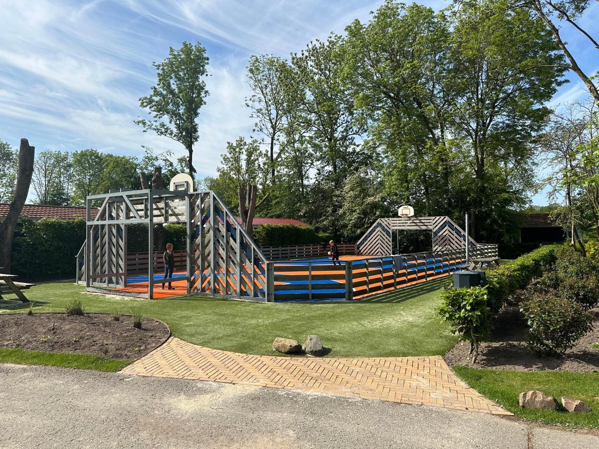 Badhoophuizen 6-Per Bungalow Veluwemeer Trampoline Hulshorst Zewnętrze zdjęcie